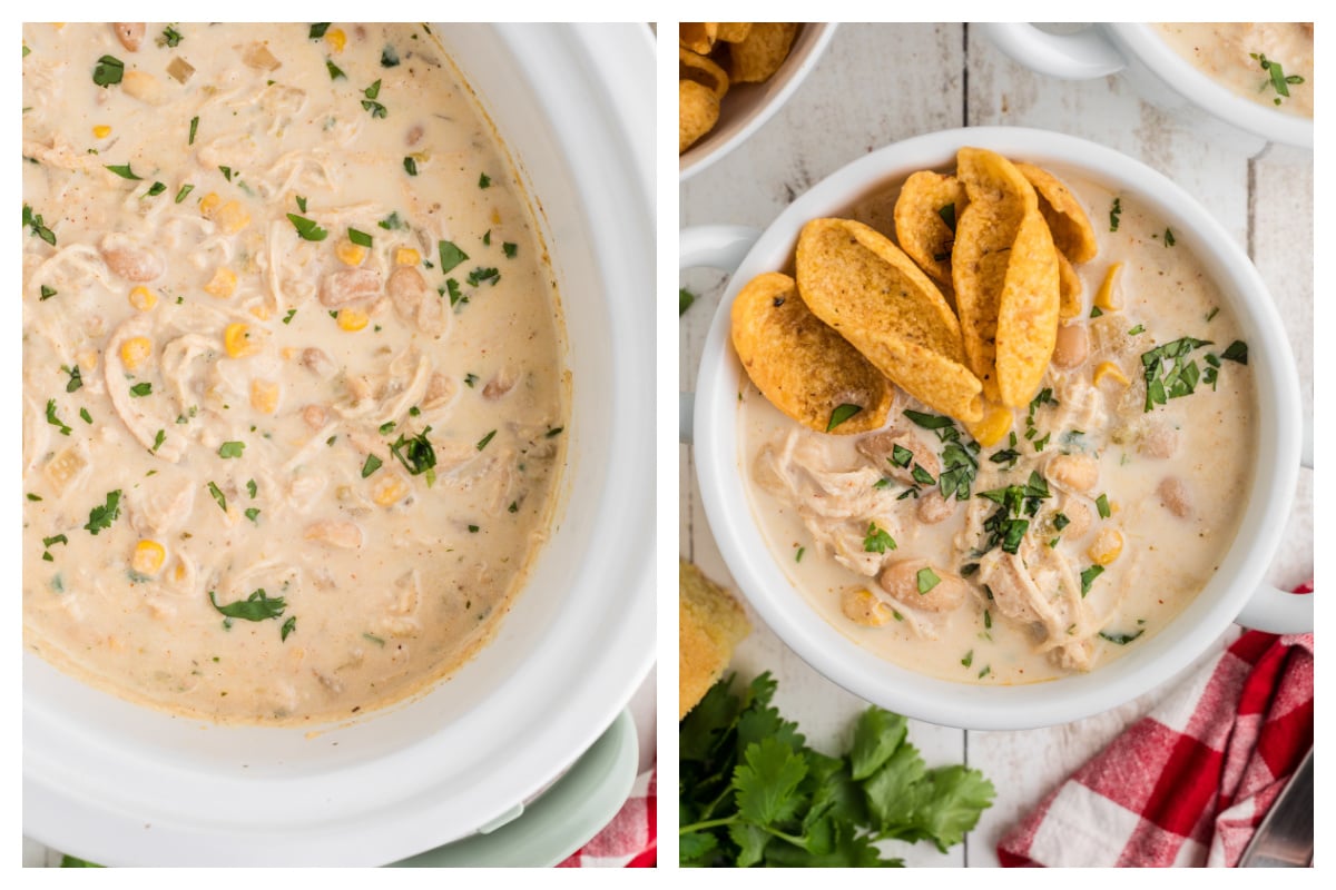 Slow Cooker White Chicken Chili: Healthy & Easy Weeknight Meal